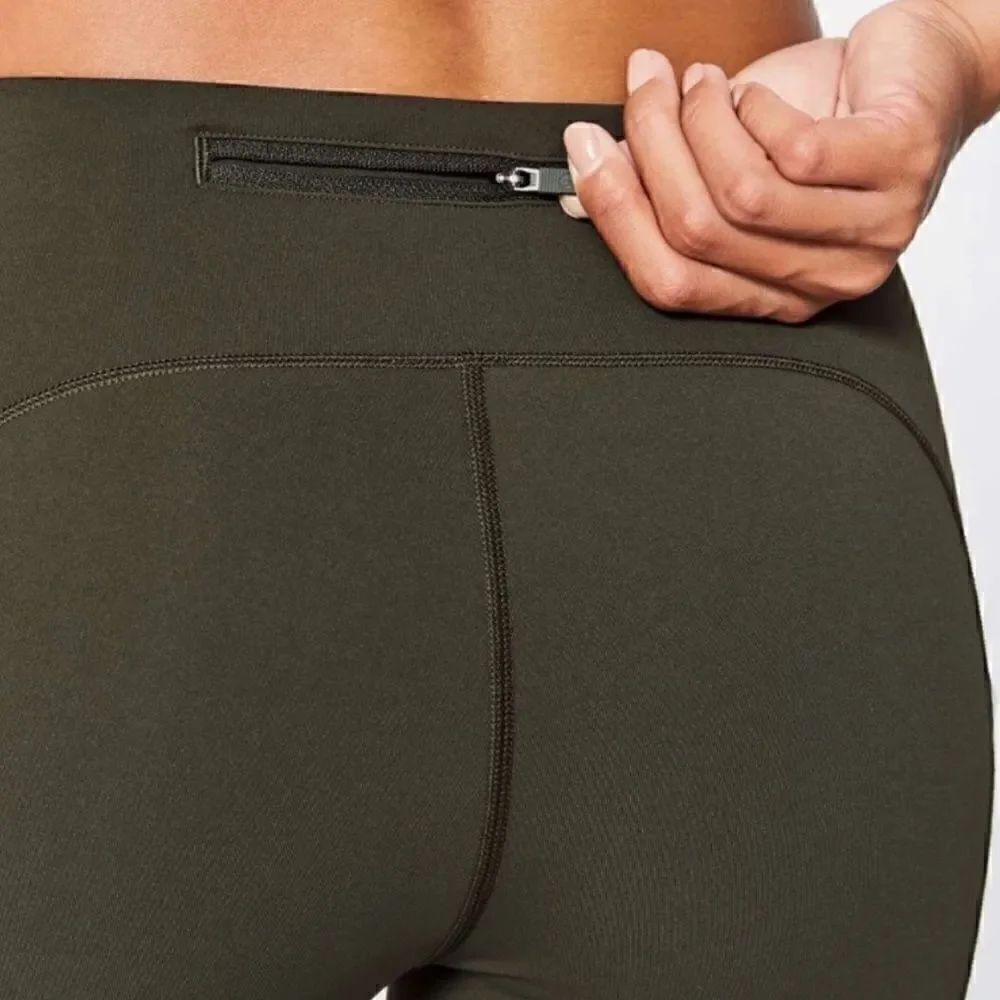 Lululemon Speed Up Crop Pockets Evergreen - Picture 15 of 15
